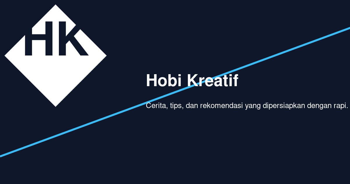 Ilustrasi hobi kreatif minimalis dengan kertas dan alat tulis